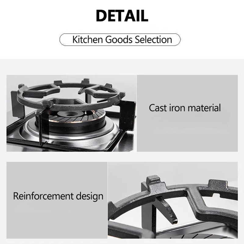160mm Wok Stands Cast Iron Pan Support Rack Gas Stove Hobs For Kitchen