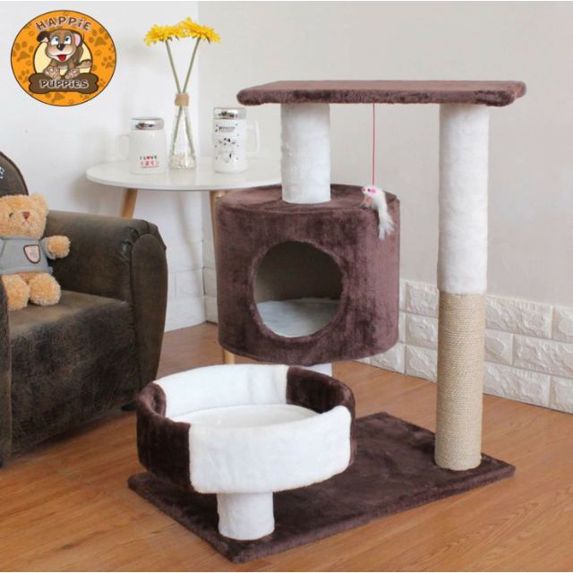 Cat Climbing Frame Scratching Pole Cat Cage Cat Villa Cat Scratch Trees/Cat Condo Cat Jumping Platfo #5