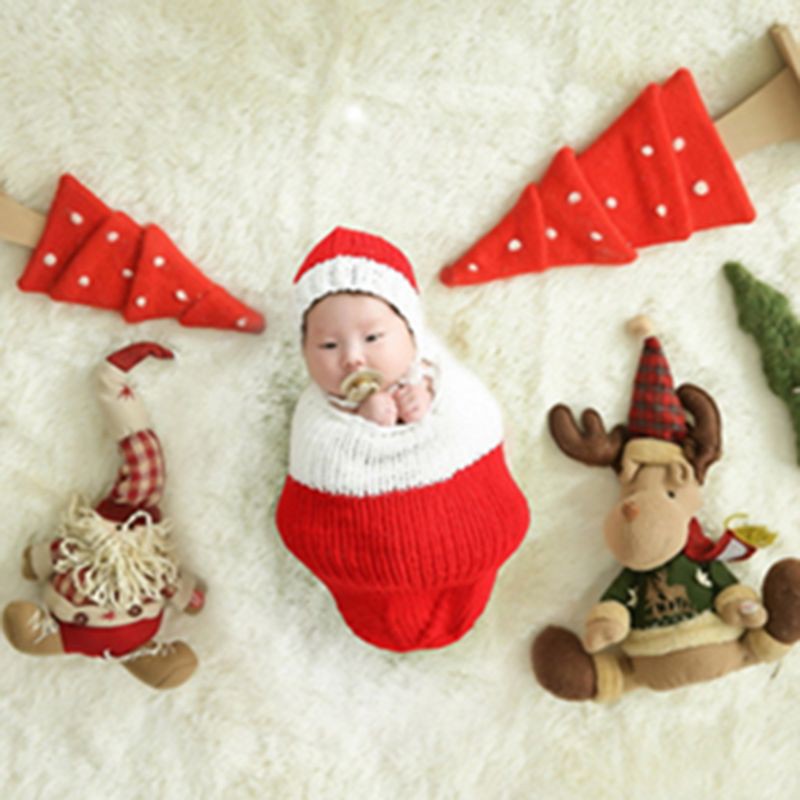 christmas newborn photography