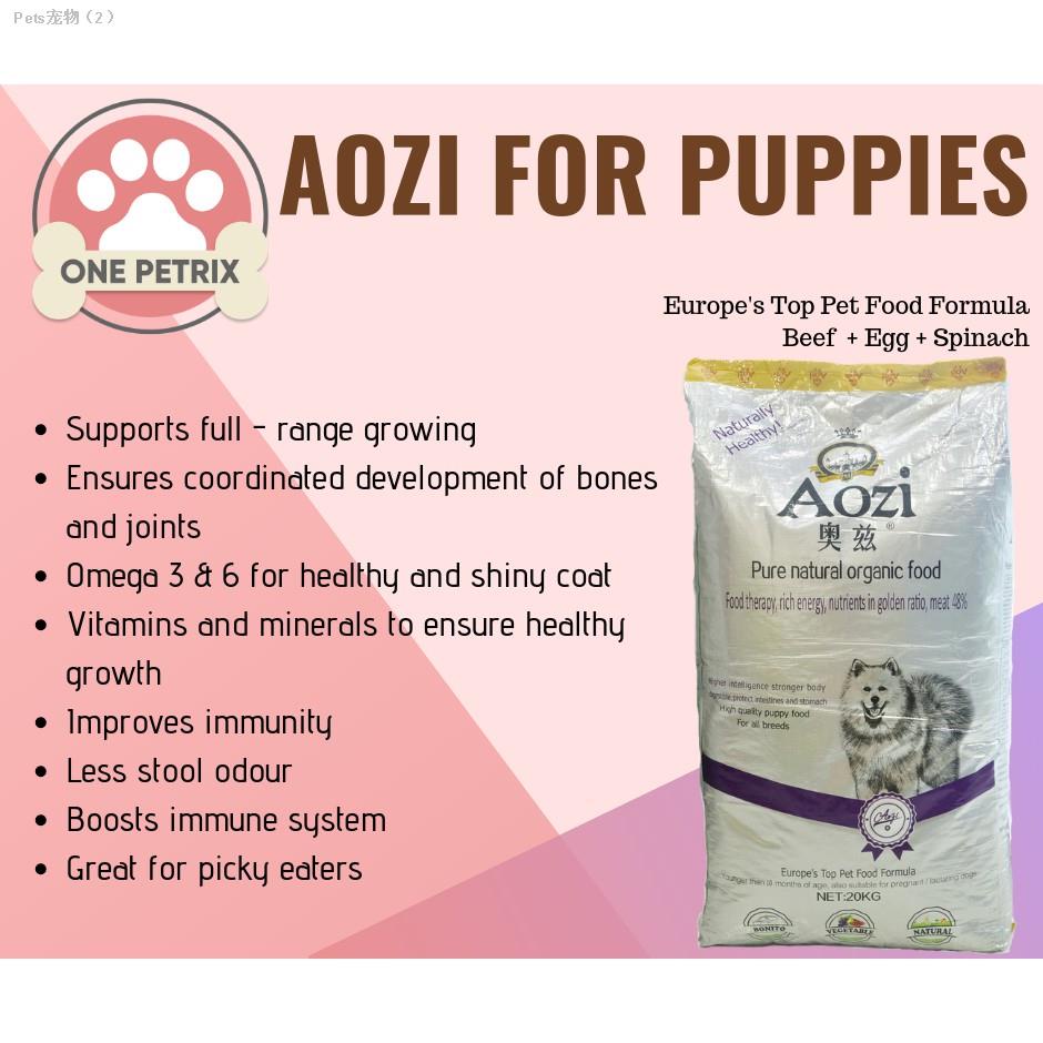 Aozi Dog Food Ingredients