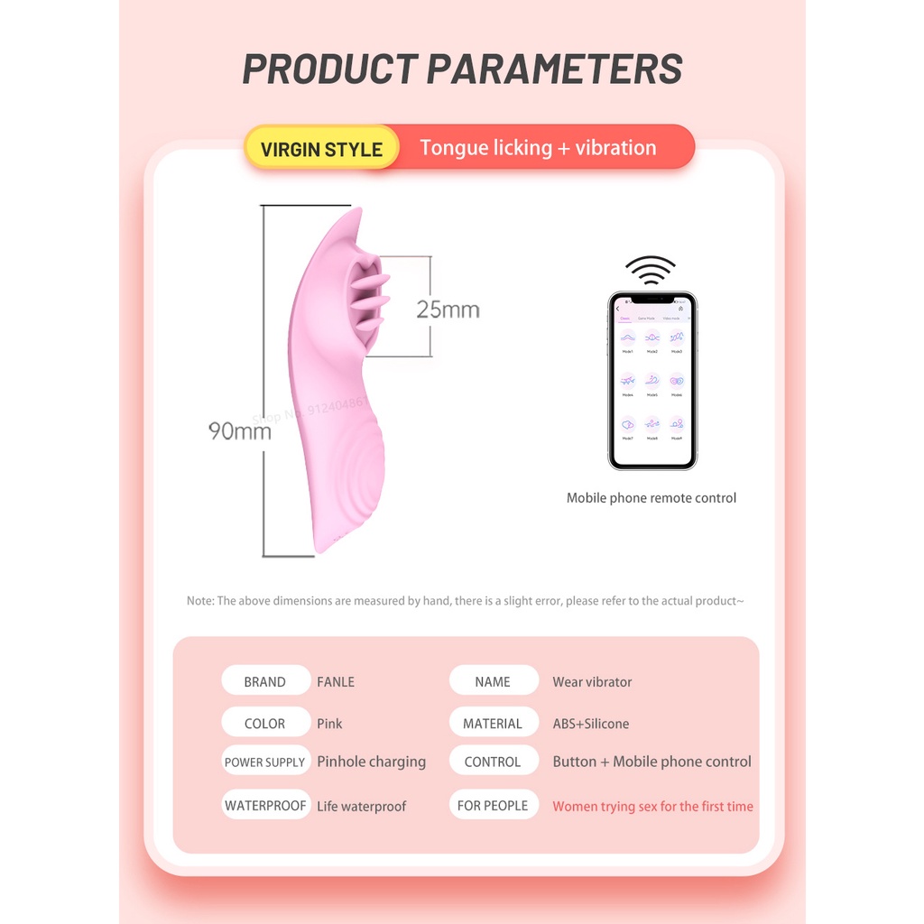 APP Remote Control Wearable Panty Vibrators for Women for Women Clitoral Stimulator Massage Sex Toys