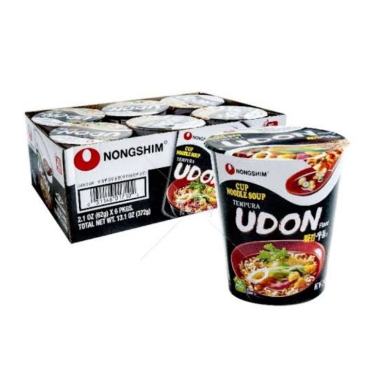 Nongshim Tempura Udon Cup Noodle Soup 6 x 62g Shopee Philippines