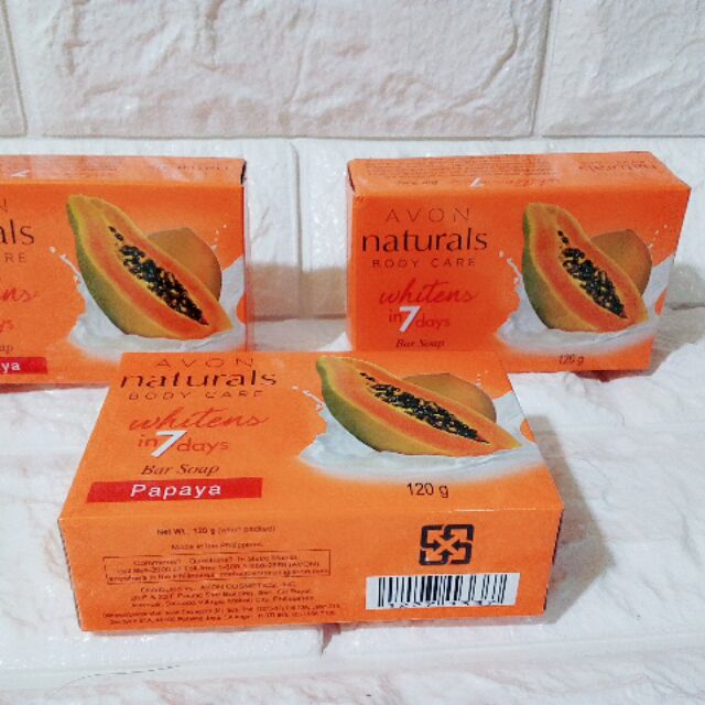 avon papaya soap