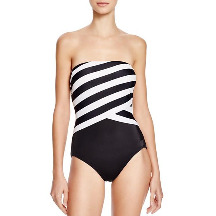 dkny black one piece swimsuit