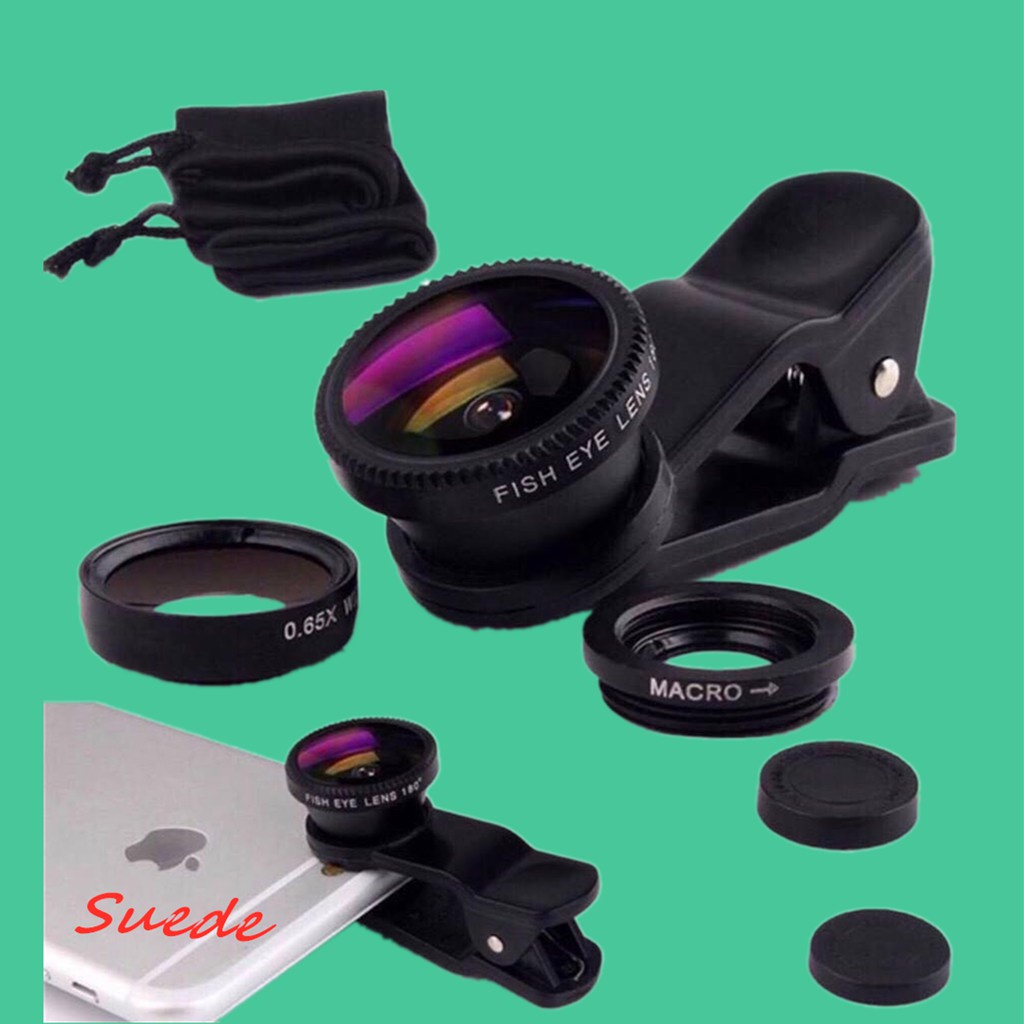 Universal Clip Camera Lens 2 in 1(Wide,Fish Eye) Shopee Philippines