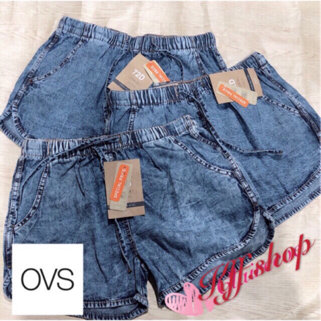 denim dolphin shorts