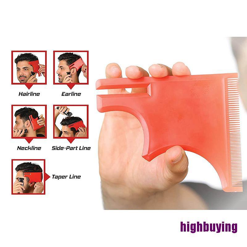 fade haircut stencil