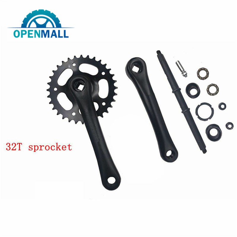 JZsports 44T Sprocket Wide Crank Assembly Kit (3pcs) - For 4-Stroke Gas Motor Bicycle 1 thumbnail image