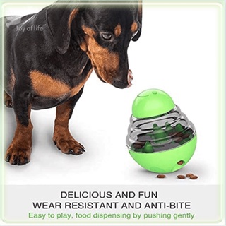 Dog Toys Tumbler Leakage Ball Pet Cat Food Dispenser Ball Adjustable Food Hole Roly IQ Treat Ball