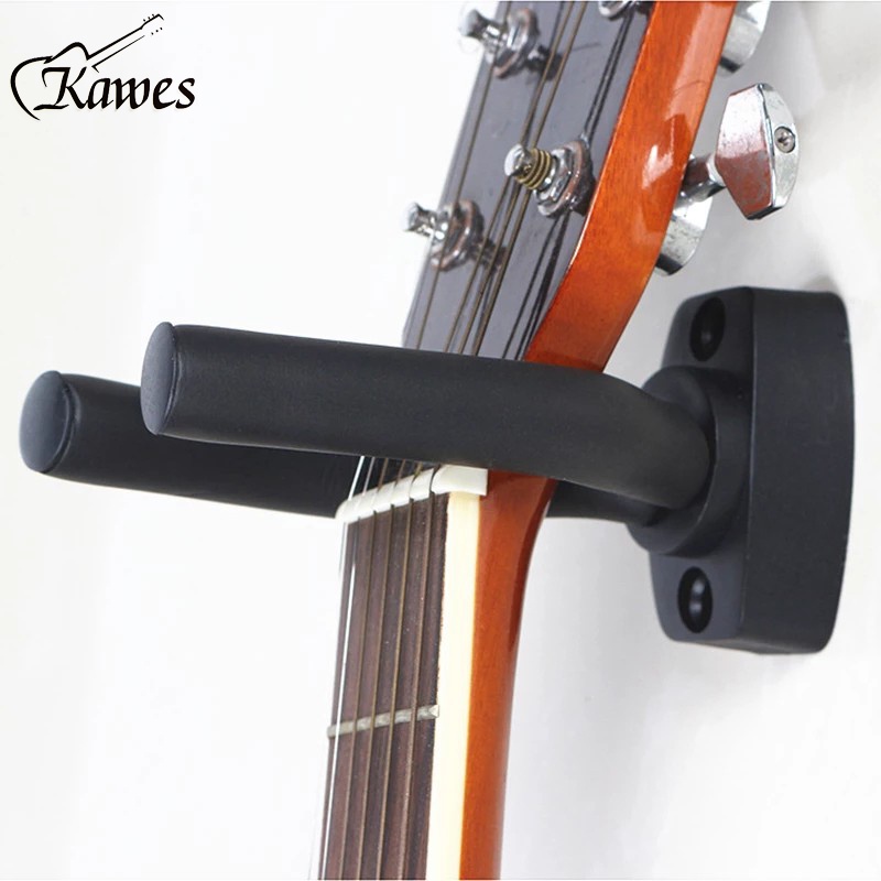 KAWES Wall Mount Guitar Hanger Hook Non-slip Holder for Electric ...