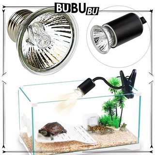[ROOBON] Reptile Heat Lamp, Heat Spotlight for Aquarium Reptile, Basking Spot UVA UVB Rotating Clip Holder & Power Supply for Lizards, Turtle  Aquarium