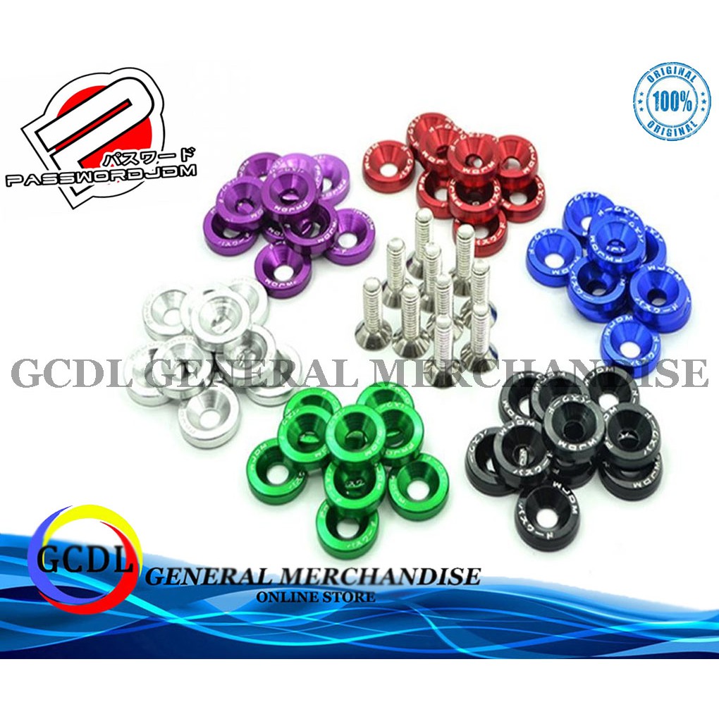 PSWD JDM M6 Engine Bay DressUp Bolts/Washers Shopee Philippines