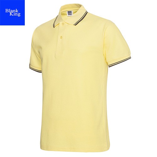 light yellow polo shirt