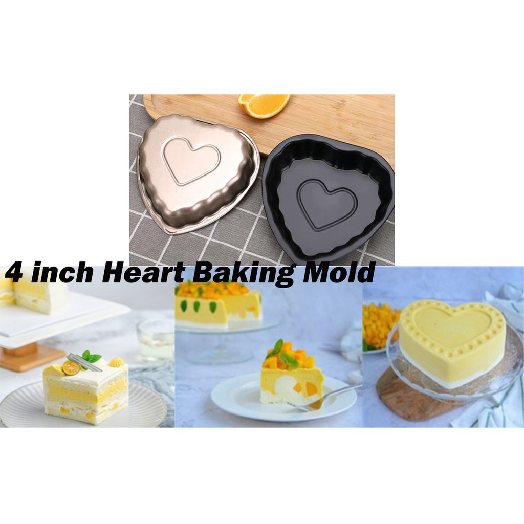Malaysia Seller/4” Small Heart Bakeware Mold/Baking Mould/Bakeware mold Cake Pan/Cheese Cake Mold/Cupcake Mold/pizza