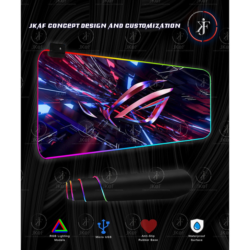 Asus Rog Extended Rgb Gaming Mouse Pad Shopee Philippines