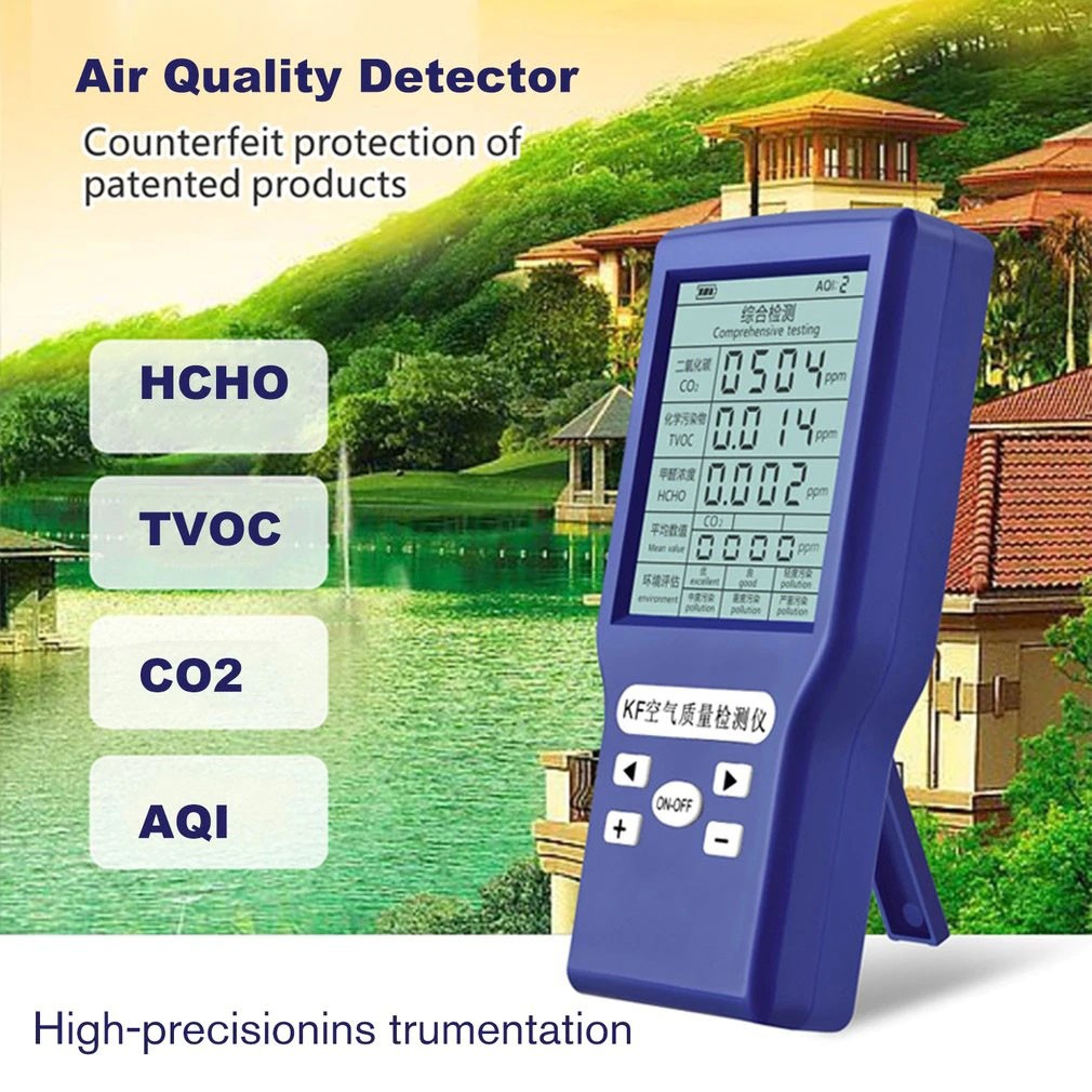 Air Quality Monitor Formaldehyde Hcho And Tvoc Detector Shopee Philippines