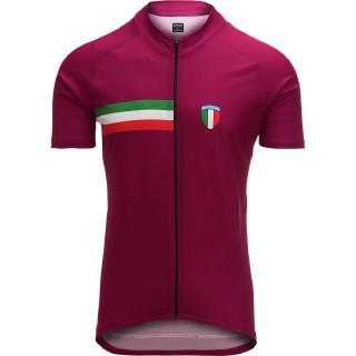 maroon cycling jersey