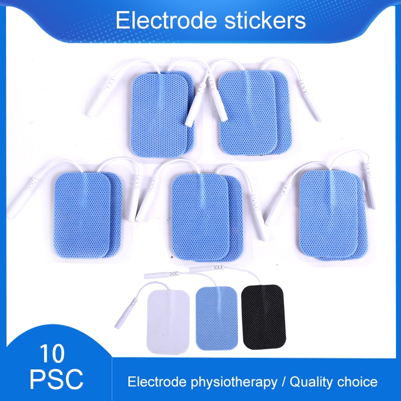 Self Adhesive Gel Electrode Pad Non woven EMS Electrode Pads 2.0mm Plug