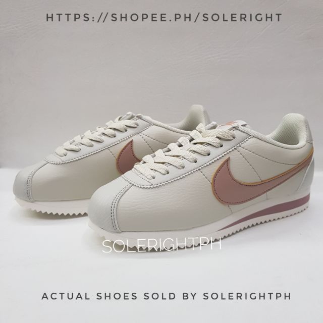 nike cortez light bone