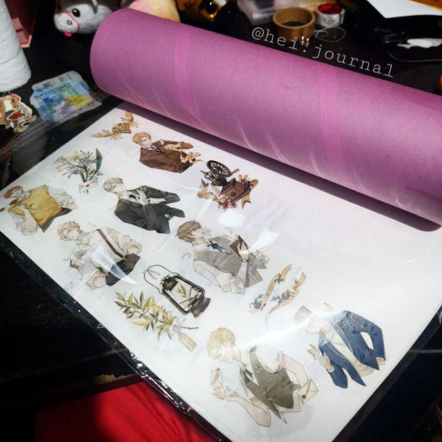 Release Paper Sticker Book Backing (alternative Wax paper) Shopee