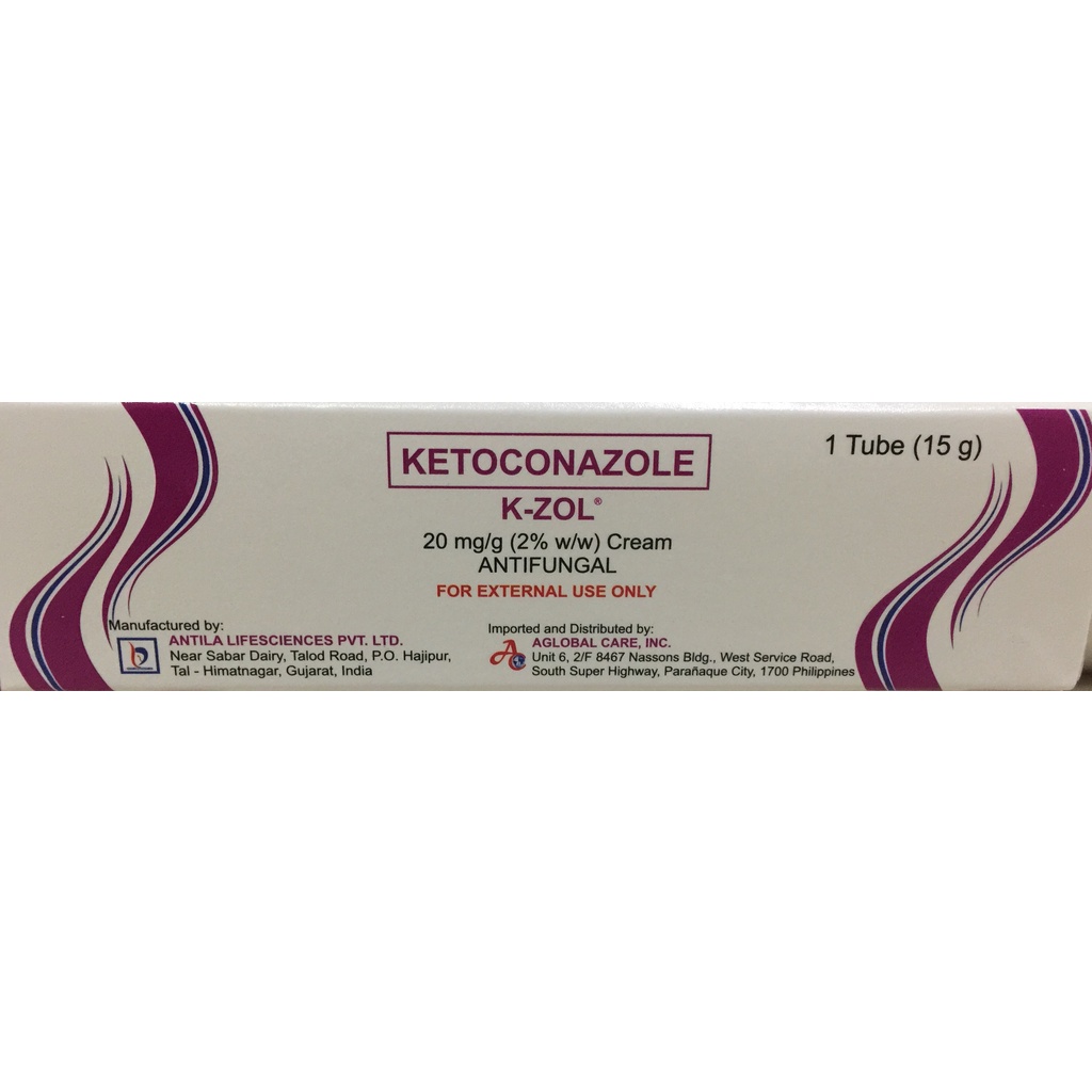 K-ZOL Ketoconazole 15g Cream Expiry Date: 5/2024 | Shopee Philippines