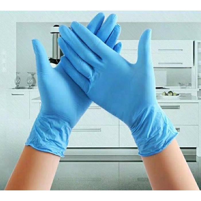 protective rubber gloves
