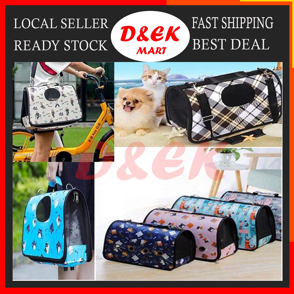 Daek - Foldable Pet Dog Cat Carrier Sling Bag Portable Travel Bag 