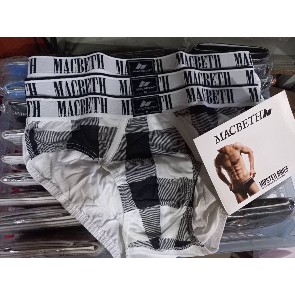 Original MacBeth Men's Brief / Underwear 3 in 1 pack Shopee Philippines