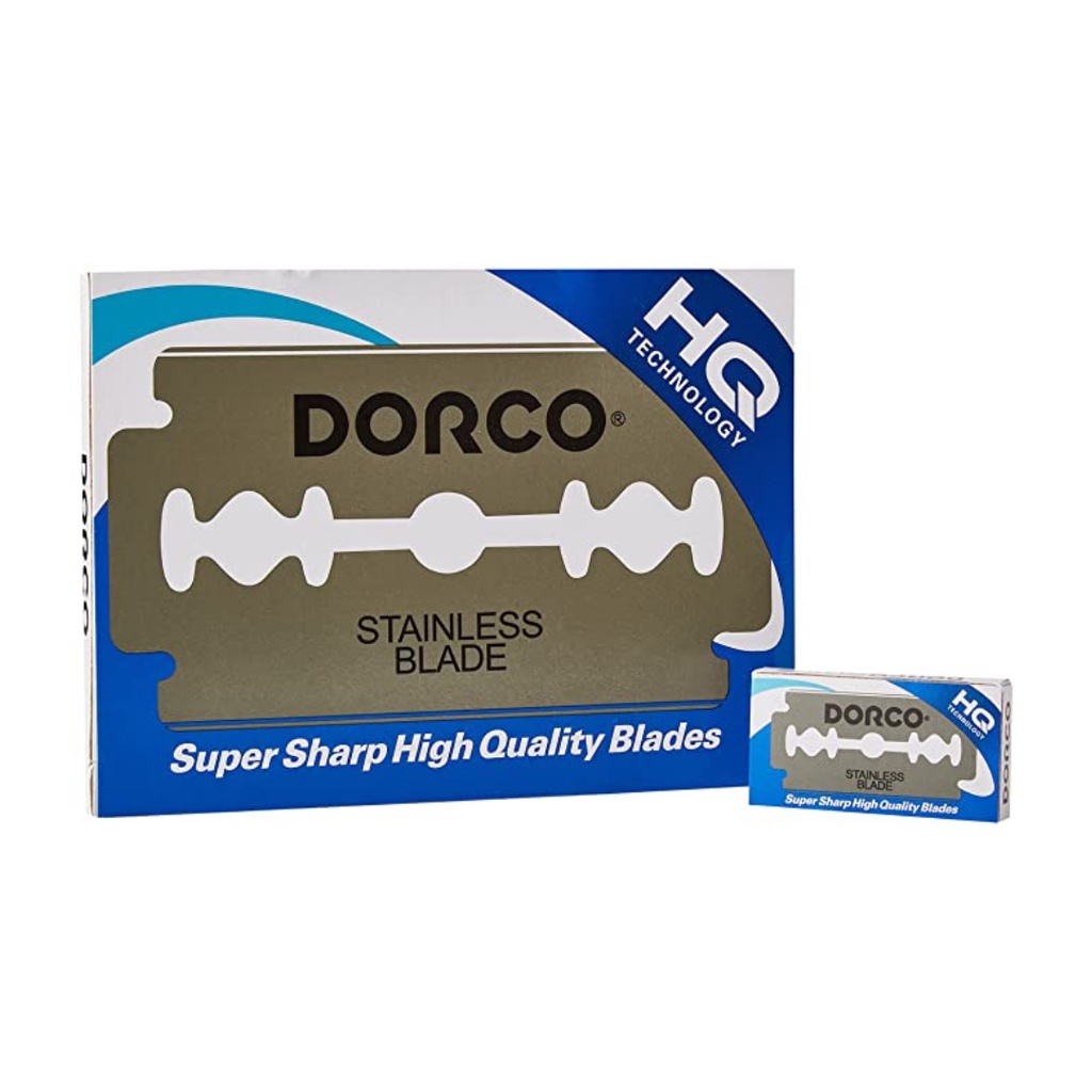 DKC Dorco St300 New Platinum Extra Double Edge Razor Blade Stainless 1 Box 100Pcs. Shopee