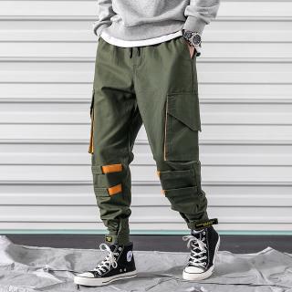 cargo pants with many pockets