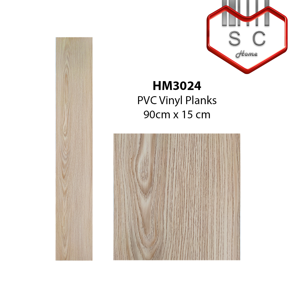 SC High Quality Self Adhesive Vinyl Wood Planks 90cm x 15cm Floor