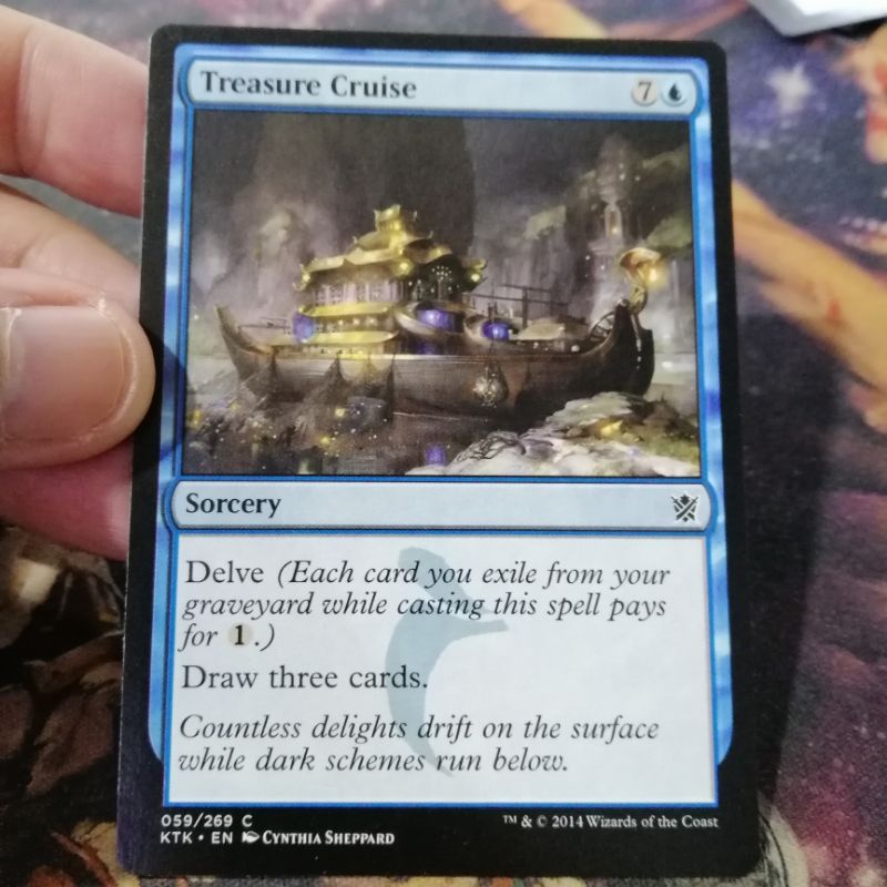 1 treasure cruise KTG blue common MTG magic card | Shopee Philippines