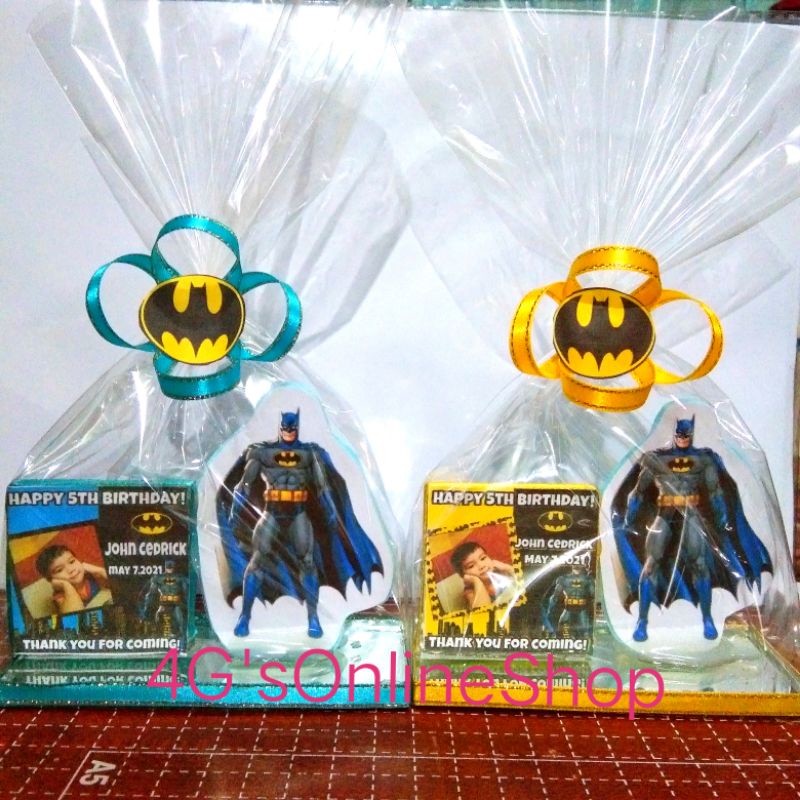 Batman Souvenirs Batman Theme FREE LAYOUT Shopee Philippines