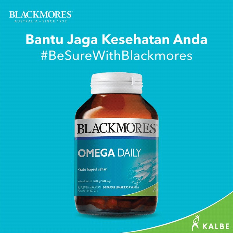 Vitamin Blackmores Omega 3 Daily (90 Capsules) | Shopee Philippines