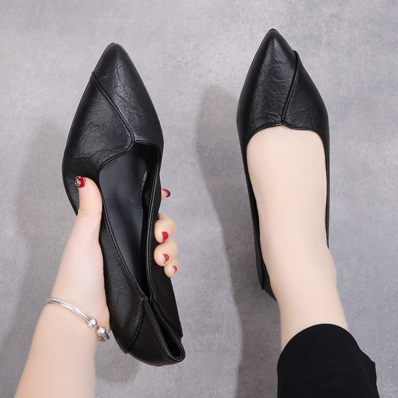 low heel party shoes black
