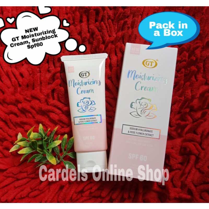 NEW GT Moisturizing Cream, Sunblock Spf60 Shopee Philippines