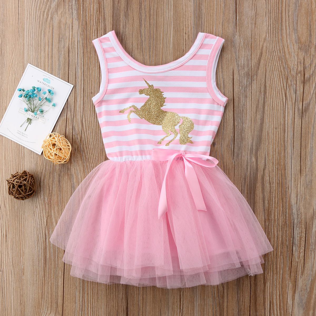 unicorn baby dress