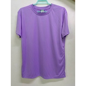 Active dry Light Violet/Lavander t shirt sports quick dry american size unisex plain color