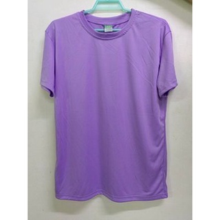 Active dry Light Violet/Lavander t shirt sports quick dry american size unisex plain color #8