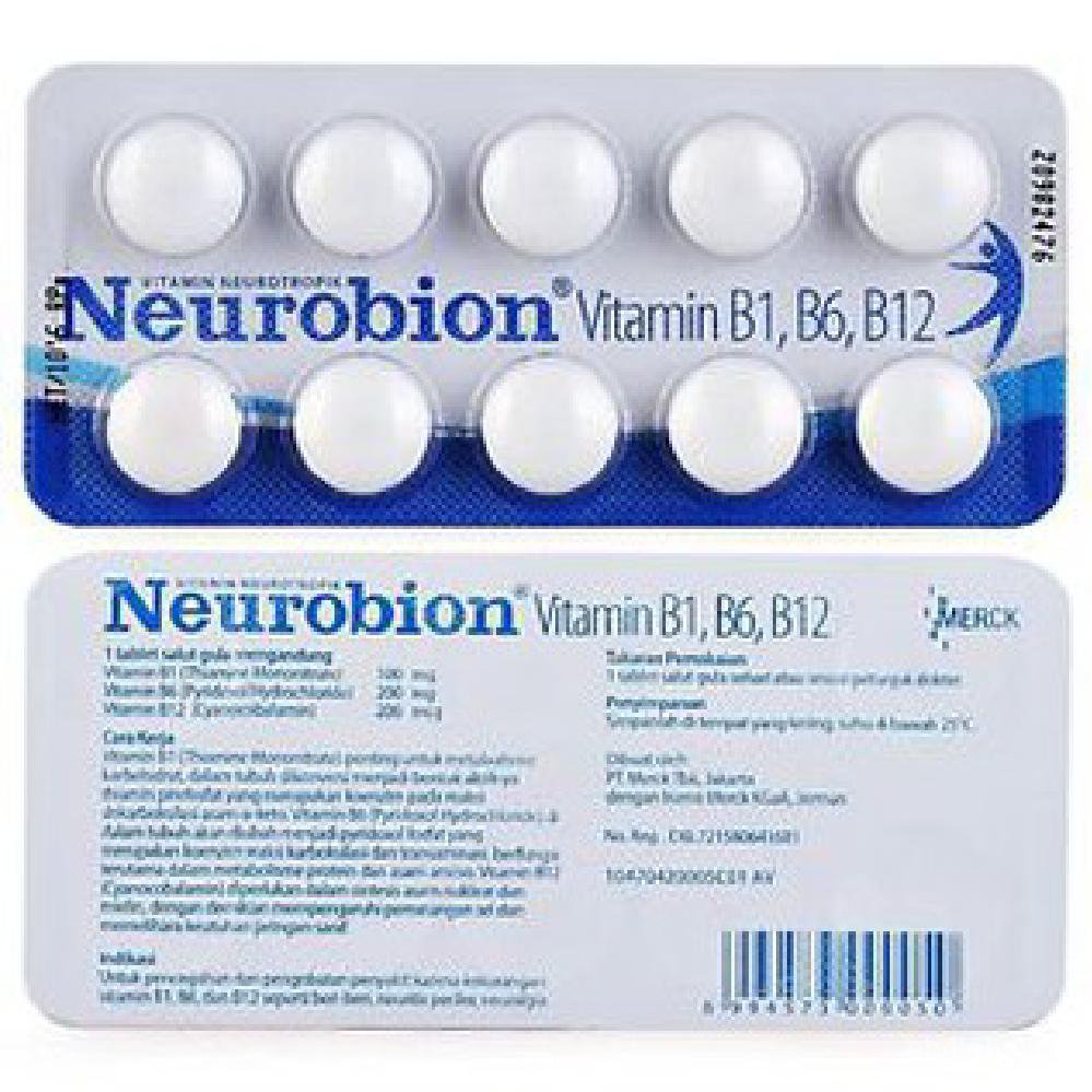 Neurobion Vitamin B Complex Tingi Pack Of 10 Tablets Presyo ₱2 334
