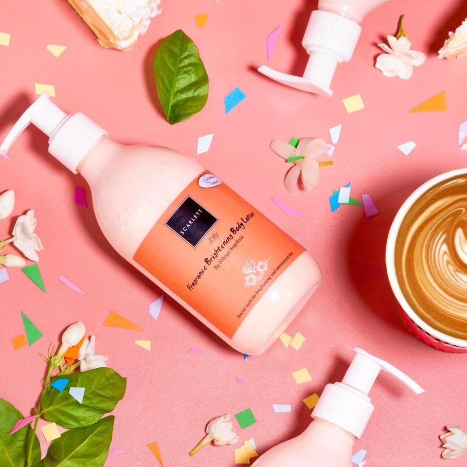 Scarlett Joly Whitening Body Lotion Ori BPOM 300ml Jolly Scarlett