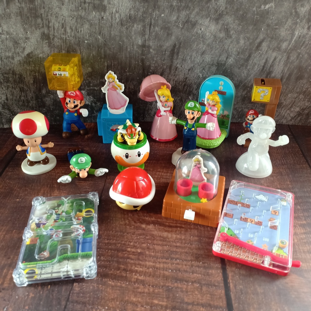 Mcdo McDonalds Happy Meal Toy Super Mario | Shopee Philippines