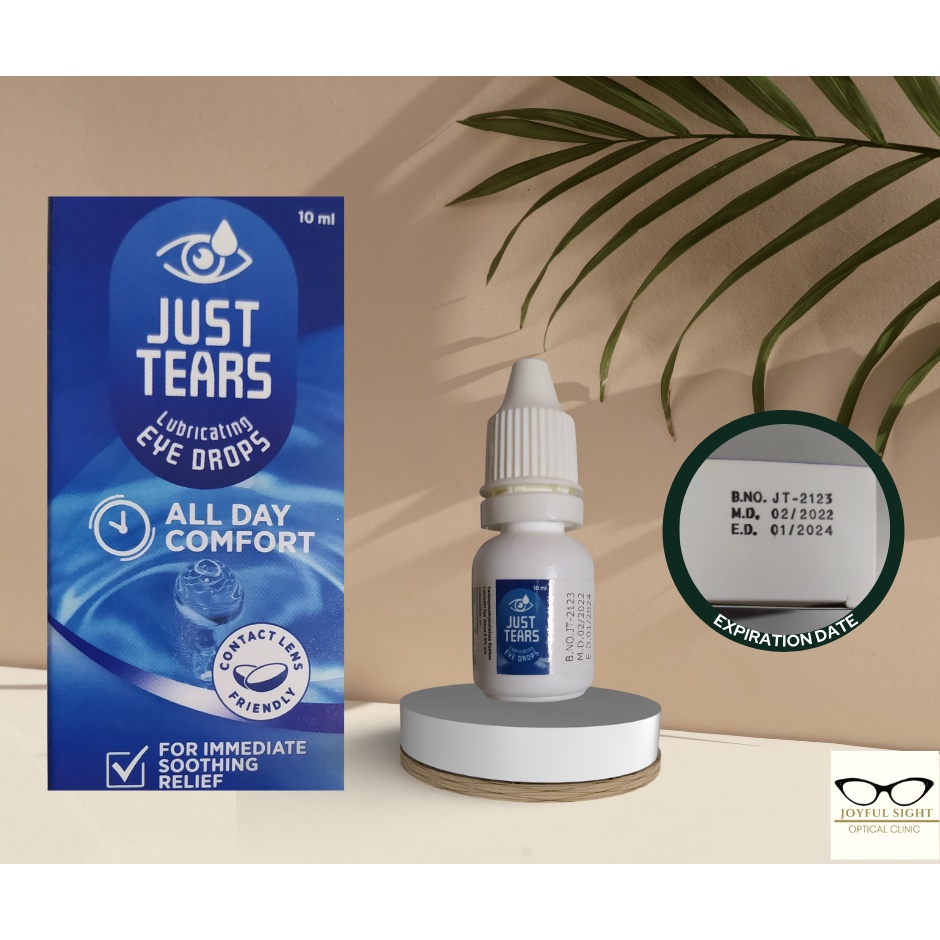 Just Tears (Lubricant Eye Drops for Dry Eye Relief, and Eye