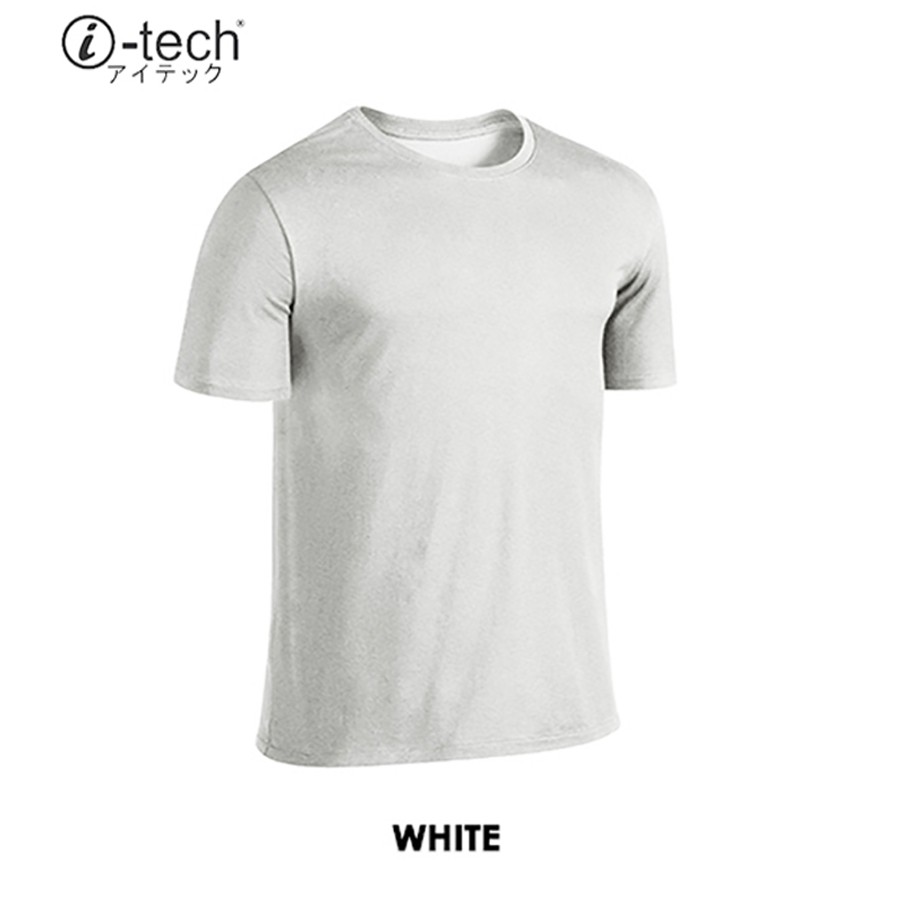Itech Dri-fit T-shirt (White) Good for Sublimation | Shopee Philippines