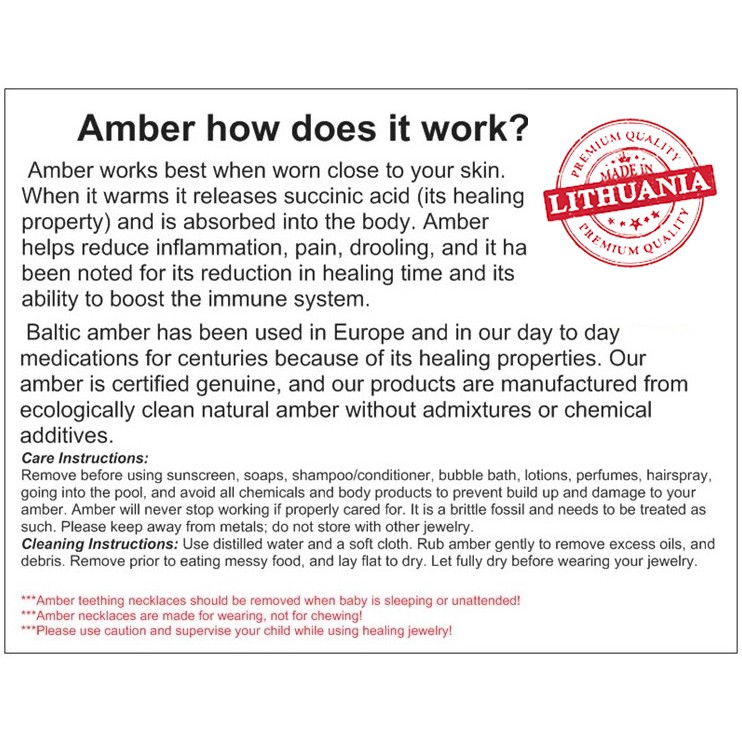 amber teething necklace baby city
