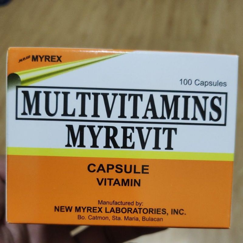MYREVIT Multivitamins 100 Capsules Shopee Philippines