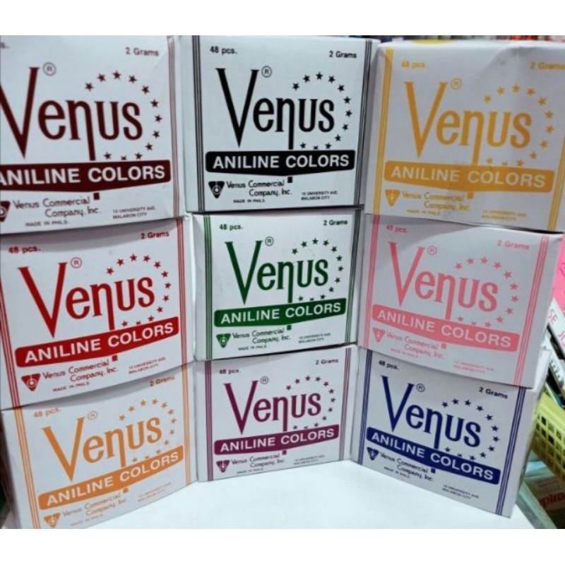 Venus Dye Aniline Colors (Jobos) Sold Per Sachet | Shopee Philippines