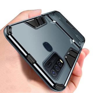 For Vivo Y50 Y30 Hybrid Stand Hard Shockproof Back Phone ...