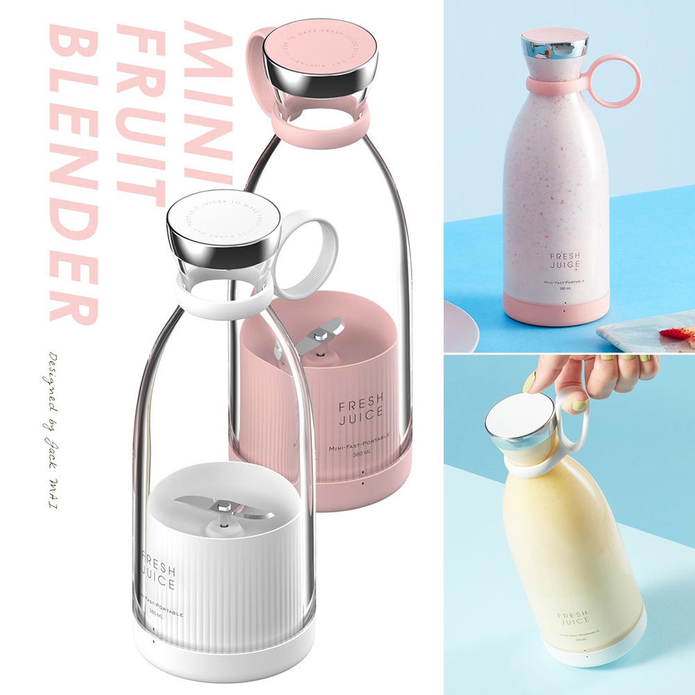 350ML 2 Blades Portable Blender Mini Gym Electric For Shakes Smoothies