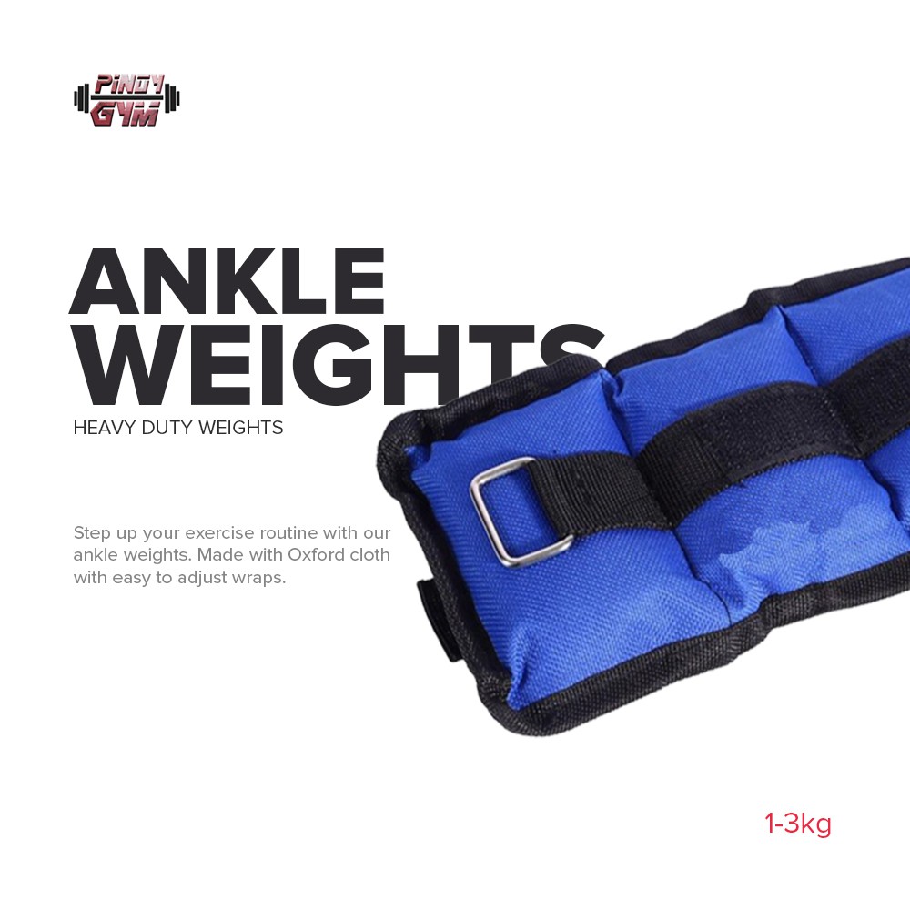 PinoyGym Pair Of Ankle / Wrist Weights (Velcro Locks) Wearable Weights